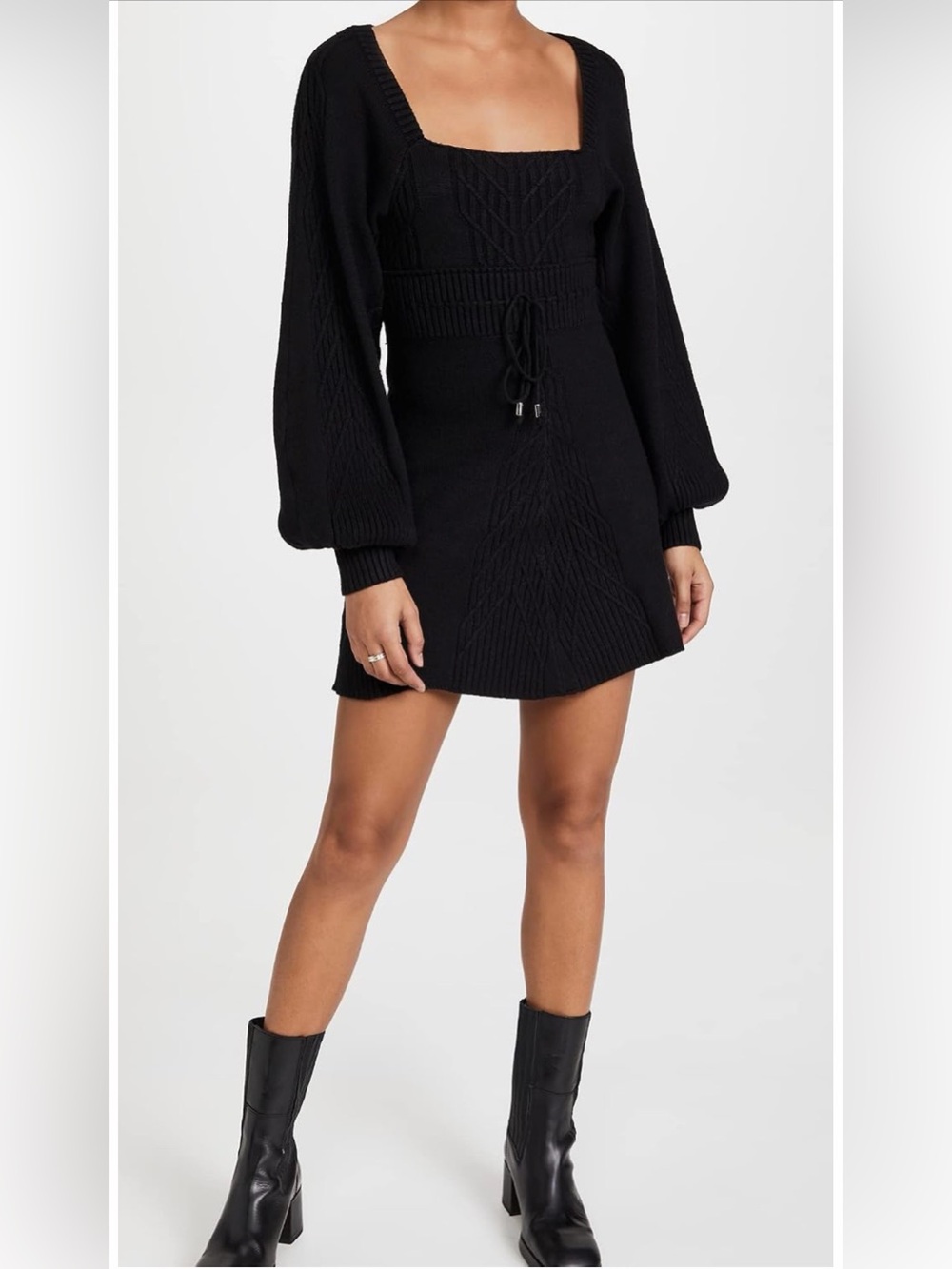 NWT Free People Size XS Emmaline Sweater Mini Dress